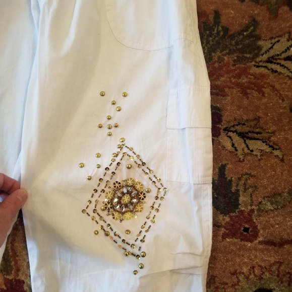 NWT BIG FLIRT LINEN PANTS - Picture 2 of 7